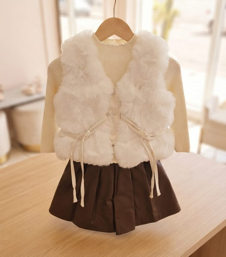 Conjunto Infantil Feminino Inverno 3 Peças