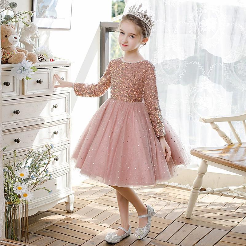 Vestido De Festa Infantil Brilhante Lacinho