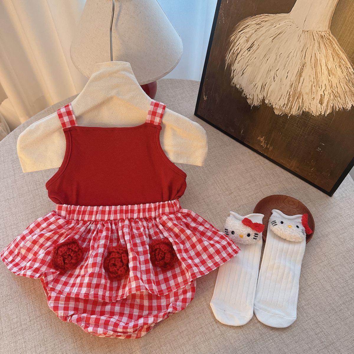 Body Conjunto Infantil Feminino Hello Kity