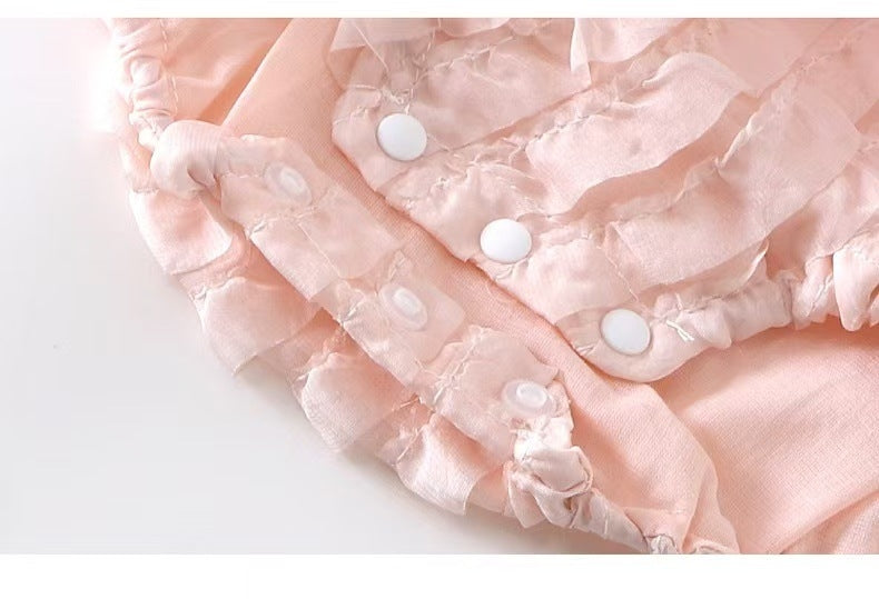 Body Infantil Feminino Tule