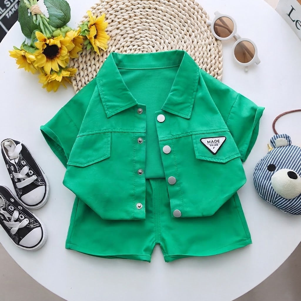 Conjunto Infantil Masculino Made Botões