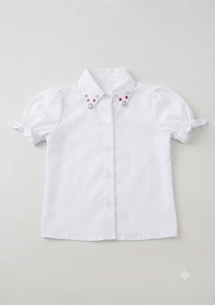 Camisa Manga Curta Gola Pedra