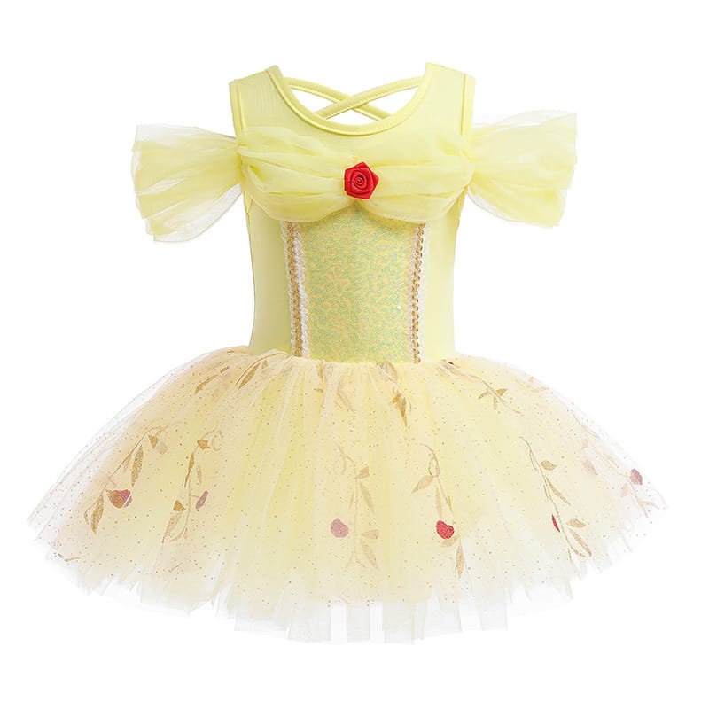 Fantasia Infantil Amarelo Bela