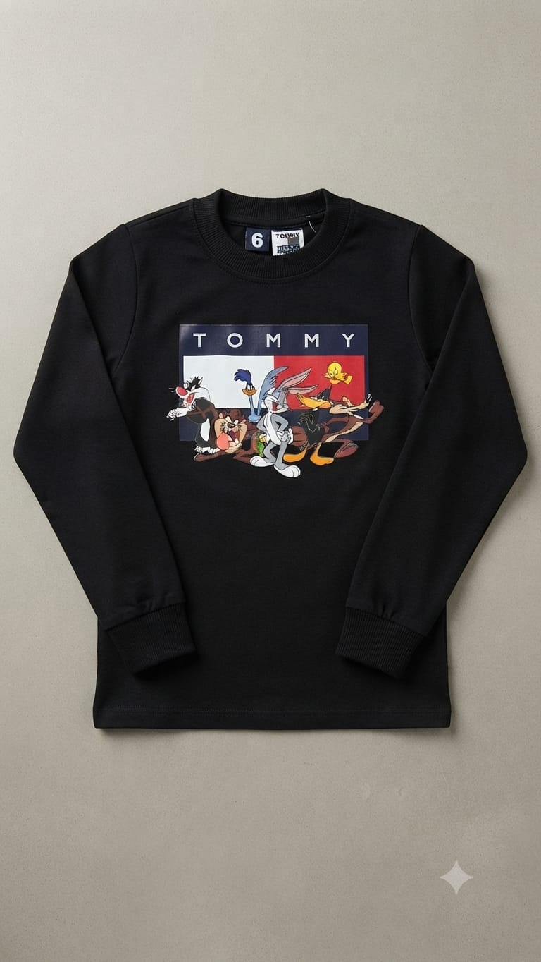 Camiseta Manga Longa Looney Tunes Masculina