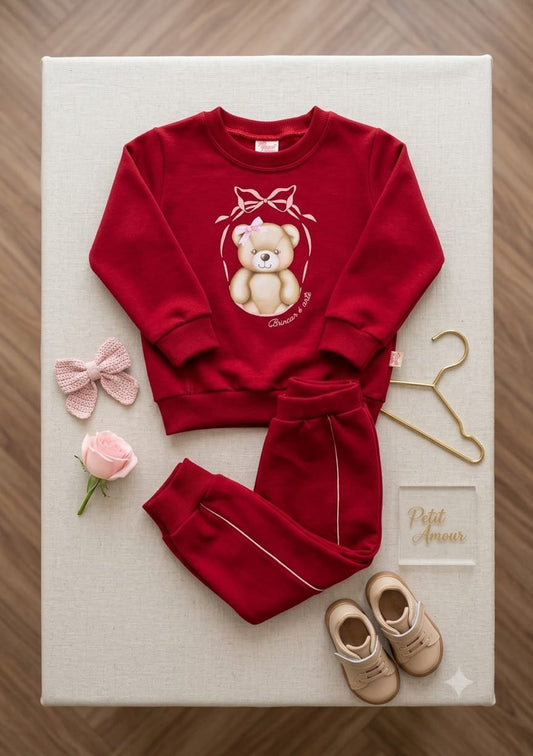 Conjunto Infantil Feminino Ursinha