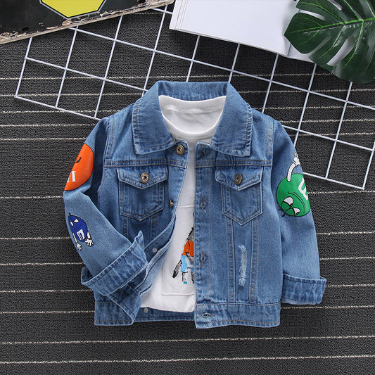 Jaqueta Infantil Jeans MM´S