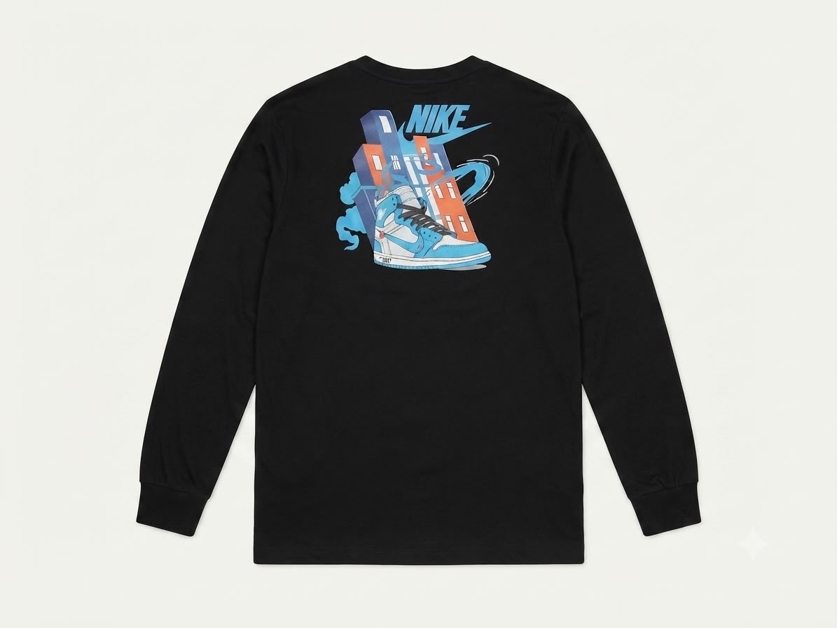 Camiseta Manga Longa NK Tênis