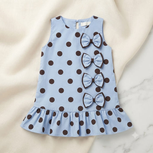 Vestido Infantil Poá