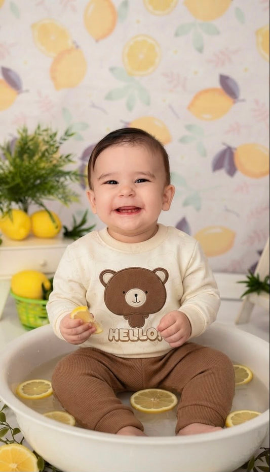 Conjunto Infantil de Bebê Ursinho