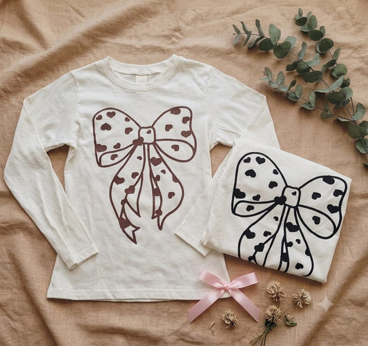 Blusa Infantil Feminina Lacinho