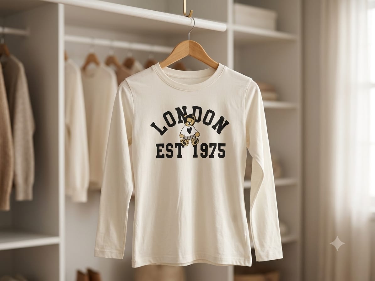 Blusinha Infantil London Ursinho