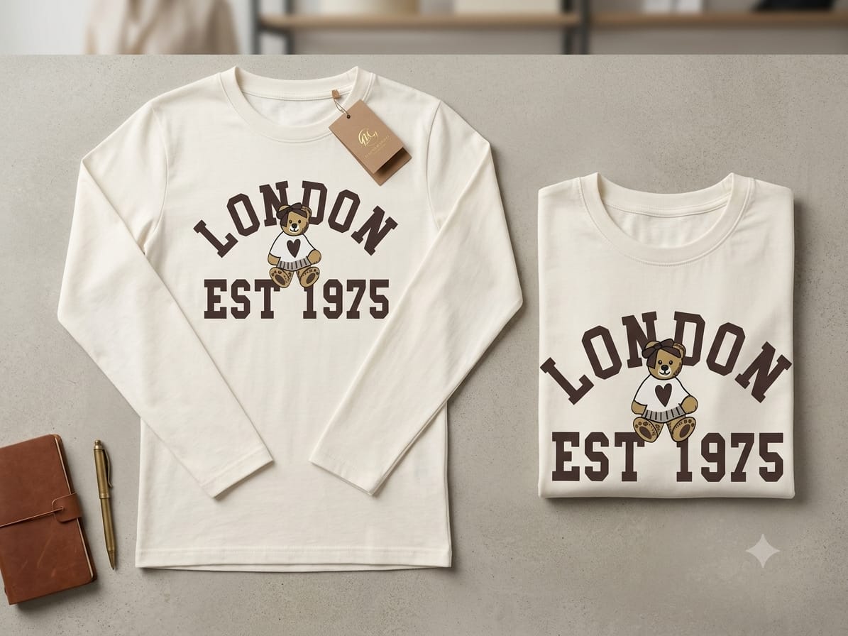 Blusinha Infantil London Ursinho