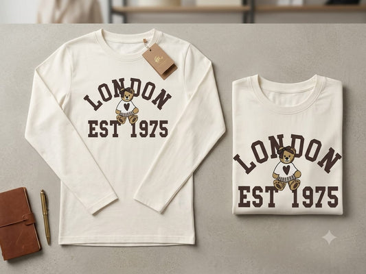 Blusinha Infantil London Ursinho