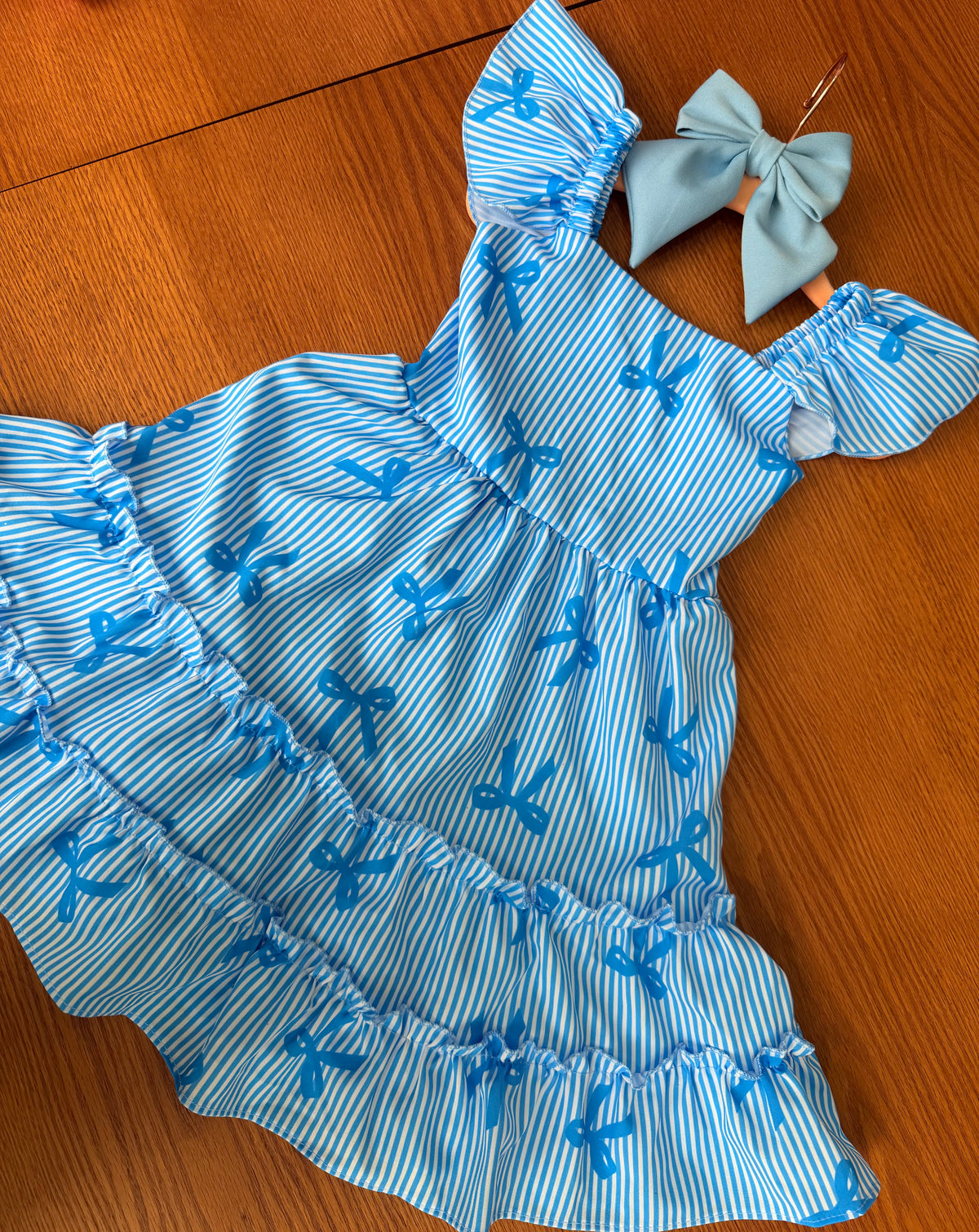 Vestido Estampas Listrado