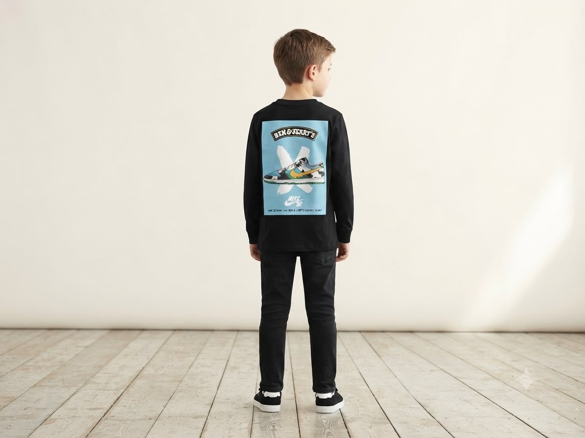 Camiseta Infantil Manga Longa NK