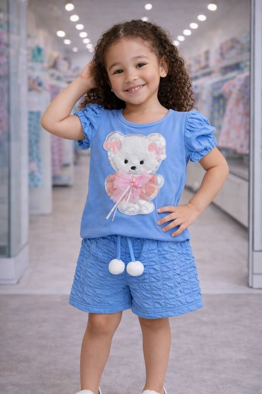 Conjunto Infantil Feminino Ursinha
