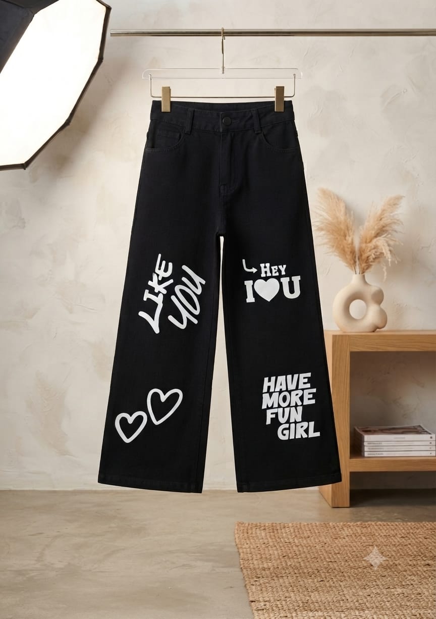 Calça Jeans Feminina Coração