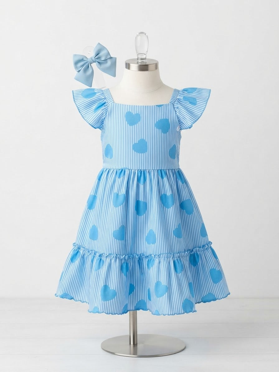 Vestido Estampas Listrado
