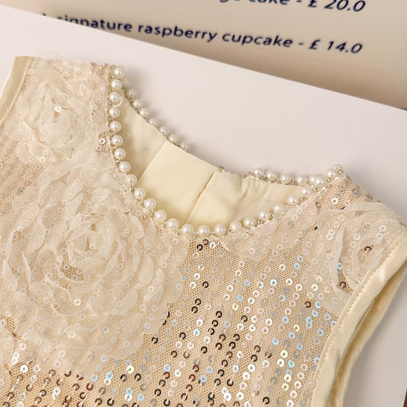 Vestido Infantil De Festa Glamour Lacinho