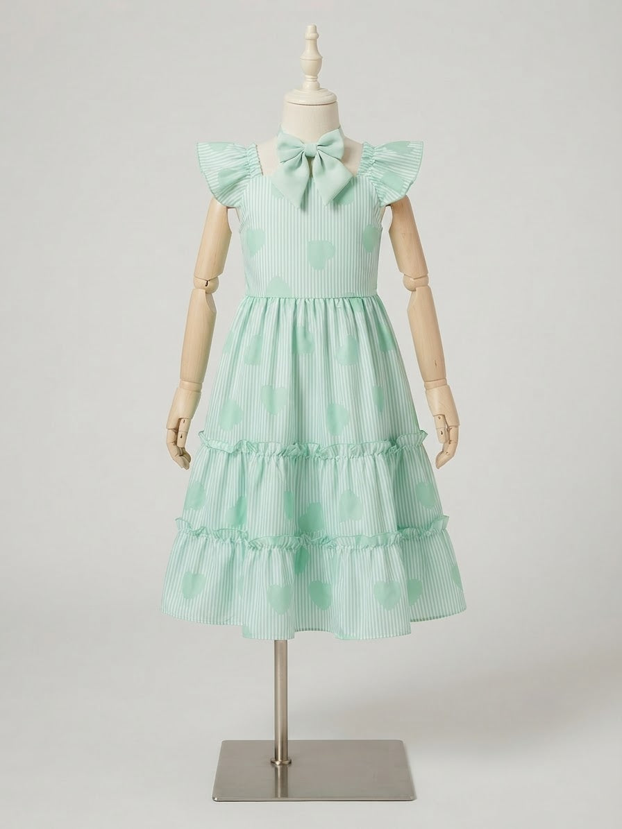 Vestido Estampas Listrado