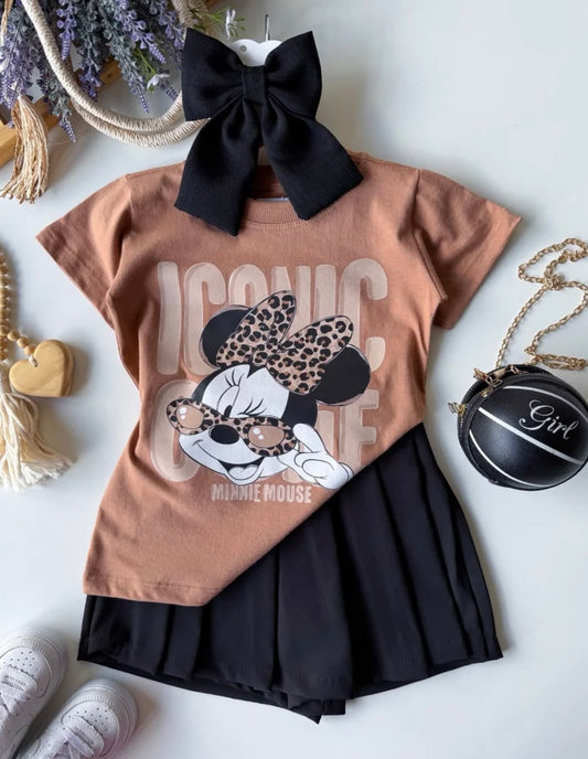 Conjunto Saia Minie Oncinha