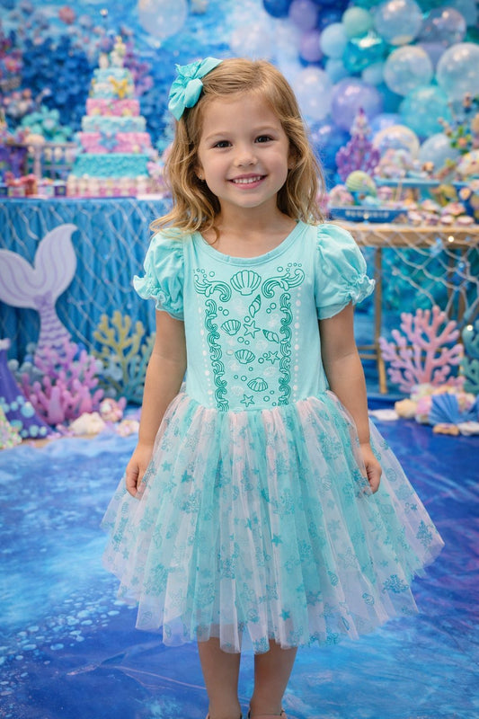 Vestido fundo do mar