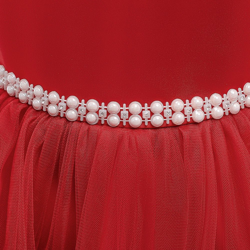 Vestido de Festa Pérolas Laço