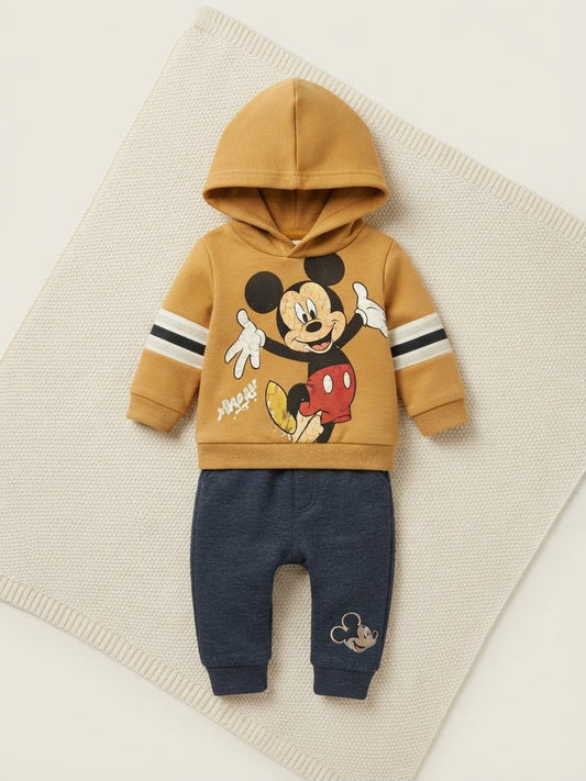 Conjunto Infantil Flanelado Mickey
