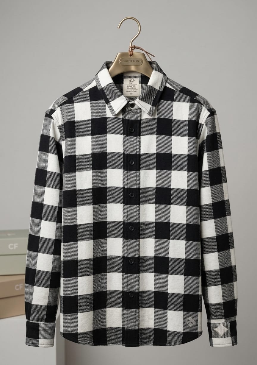 Camisa Infantil Masculina Xadrez