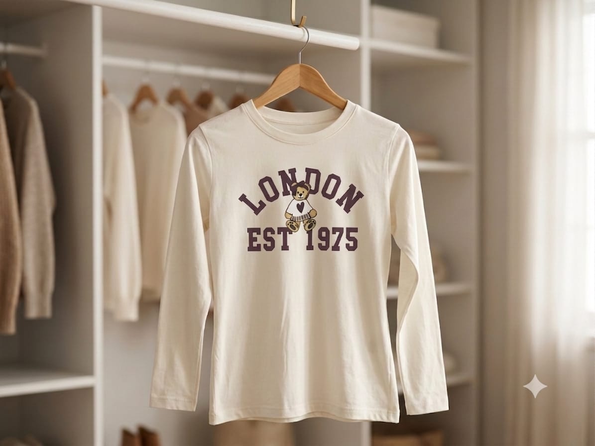 Blusinha Infantil London Ursinho