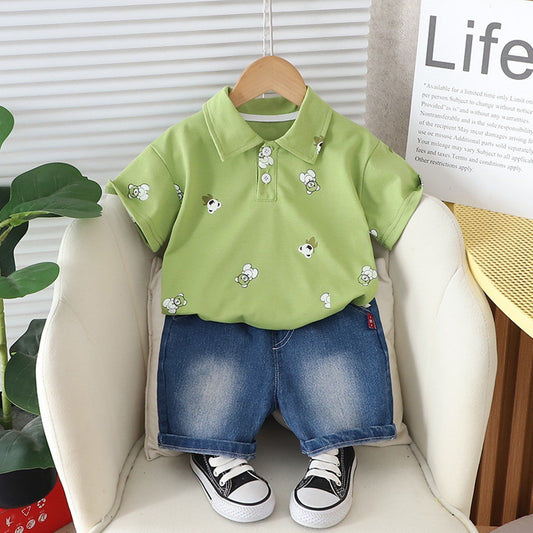 Conjunto Infantil Verde Ursinhos