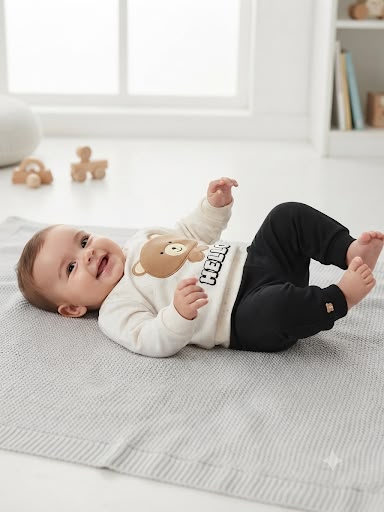 Conjunto Infantil de Bebê Ursinho