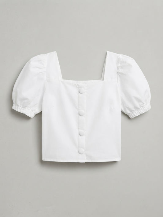 Blusa Ciganinha Botões