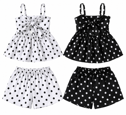 Conjunto Shorts Alcinha Poá