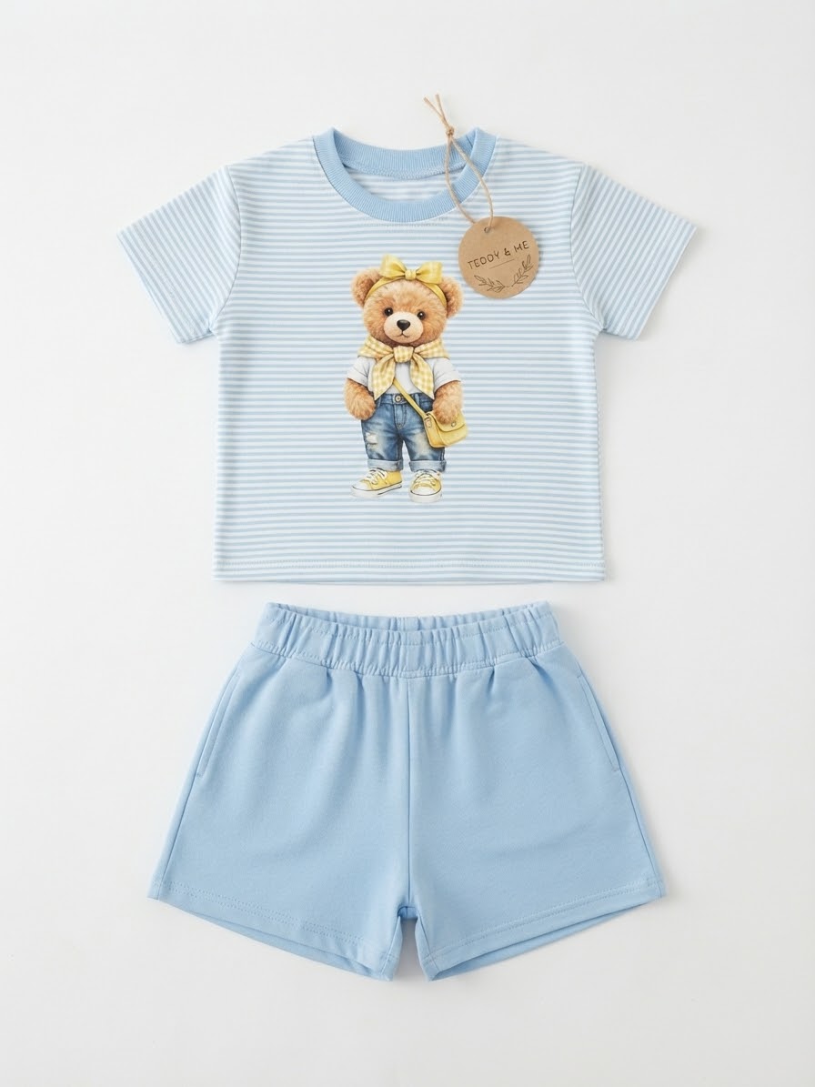 Conjunto Ursinhos Listras