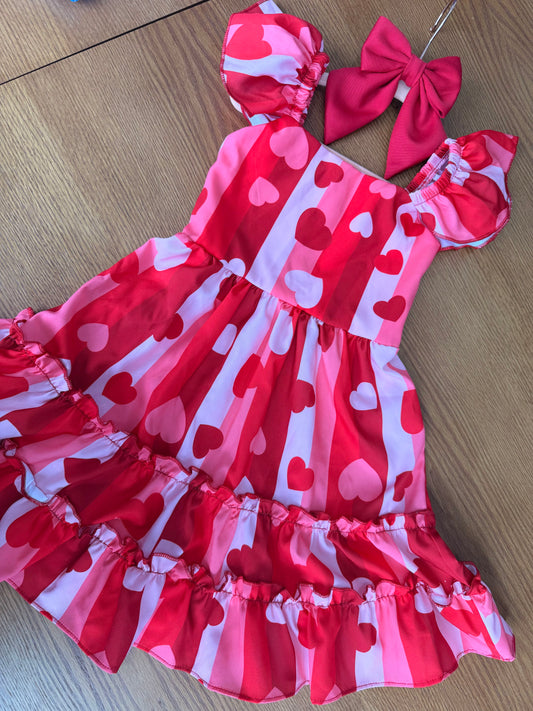 Vestido Estampas Listrado