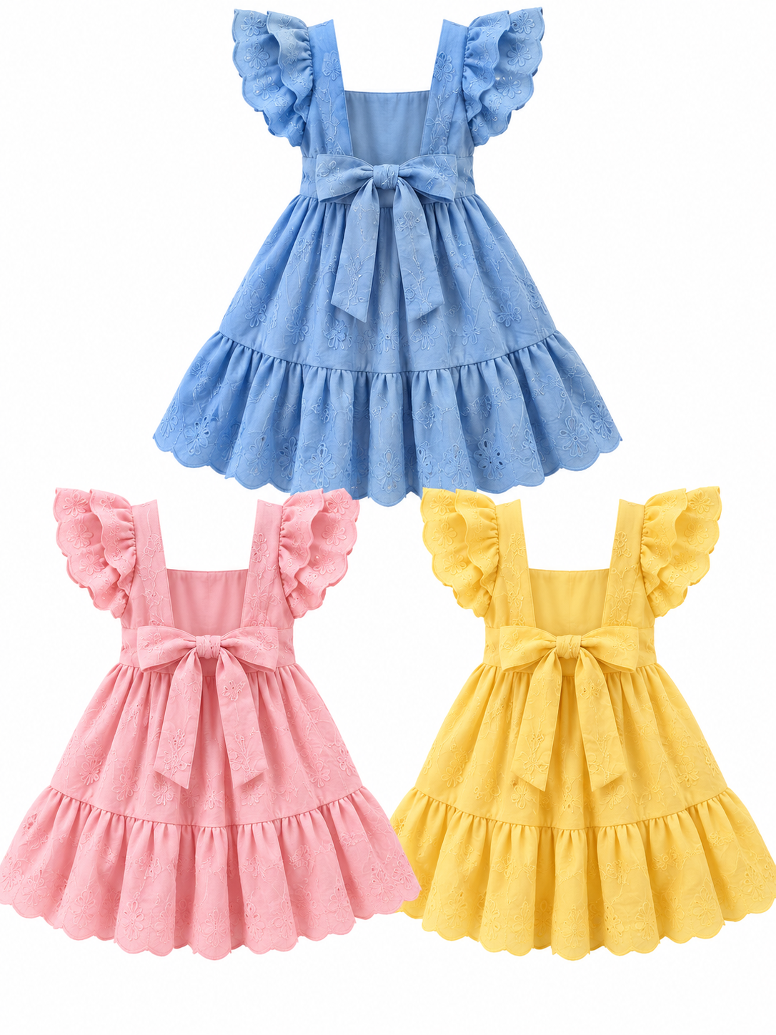 Vestido Lese Laço Costas