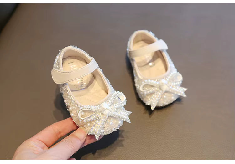 Sapato Infantil Feminino Pedras Lacinho
