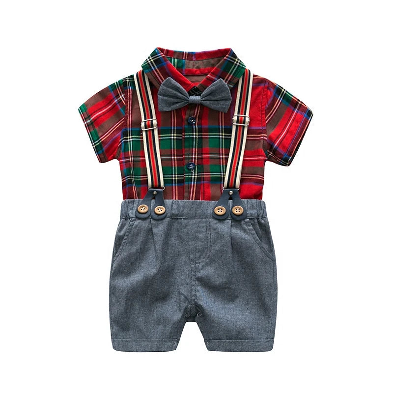 Conjunto Infantil Masculino Natalino Gravatinha