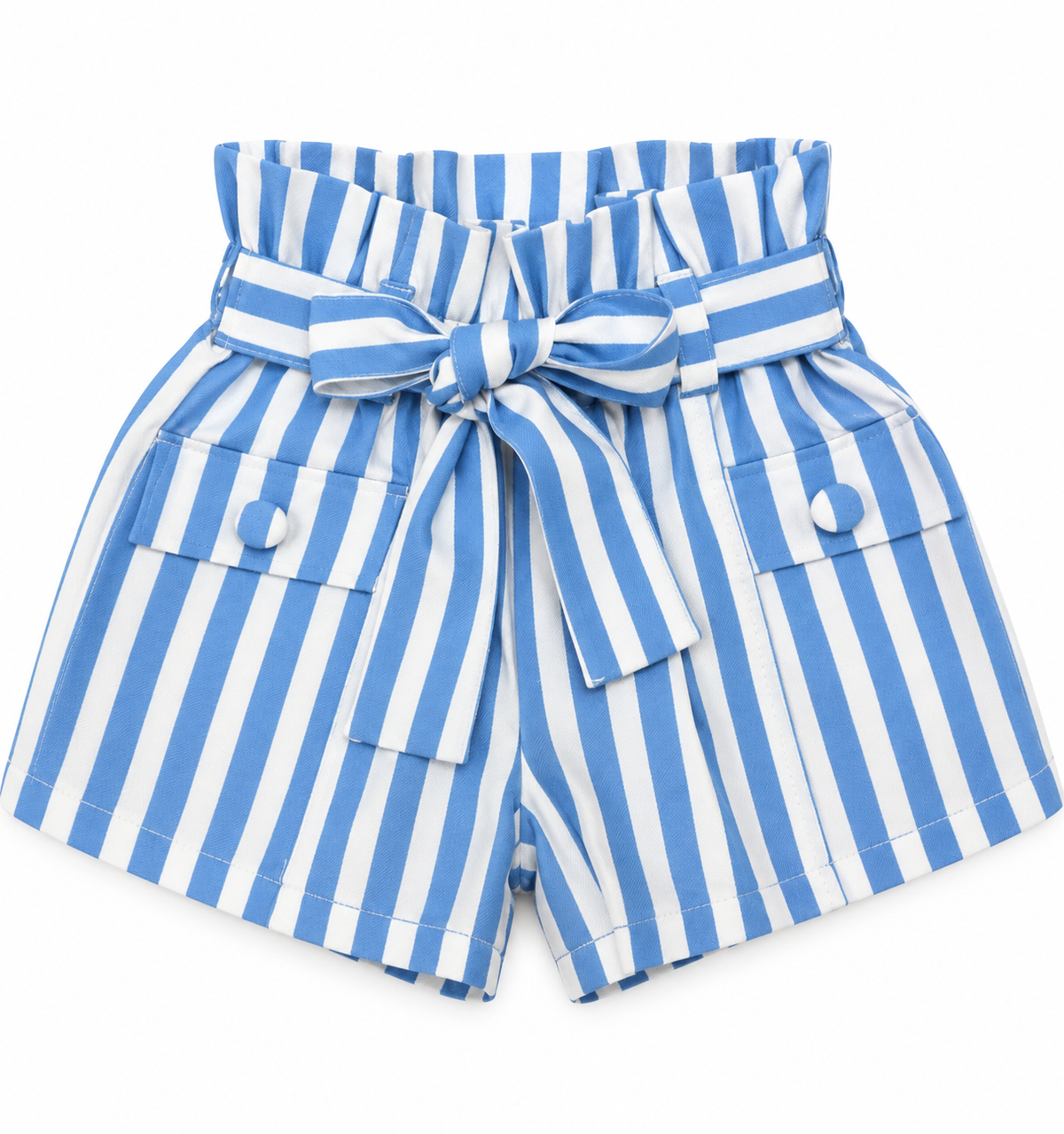 Shorts Listrado Laço