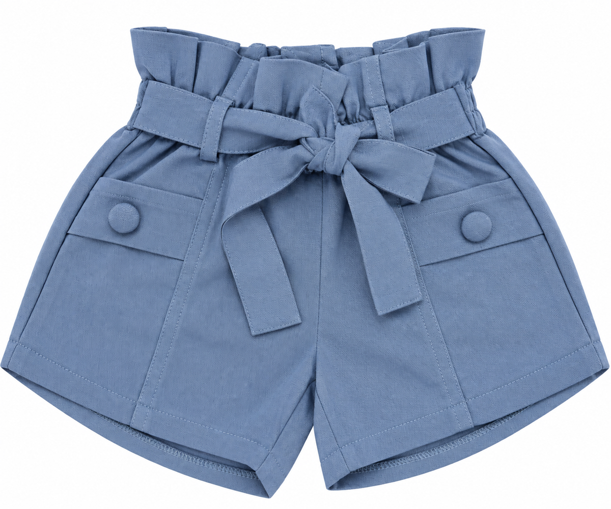 Shorts Laço Cor Lisa