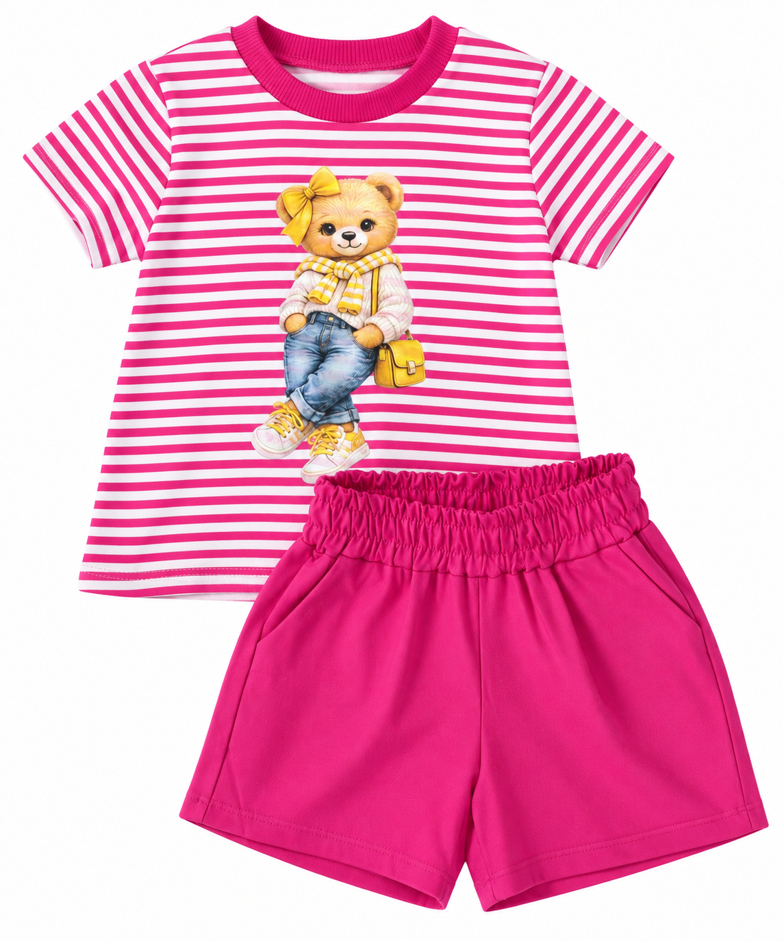 Conjunto Ursinhos Listras