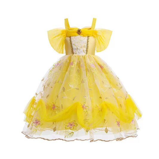 Fantasia Amarela de Princesa Bella