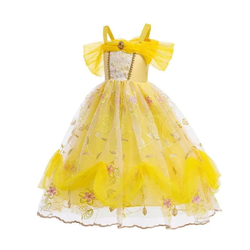 Fantasia Amarela de Princesa Bella