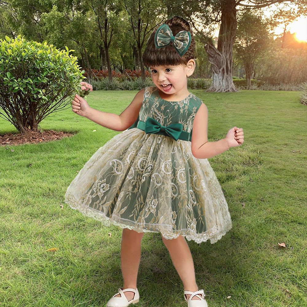 Vestido Infantil Natal Luxo