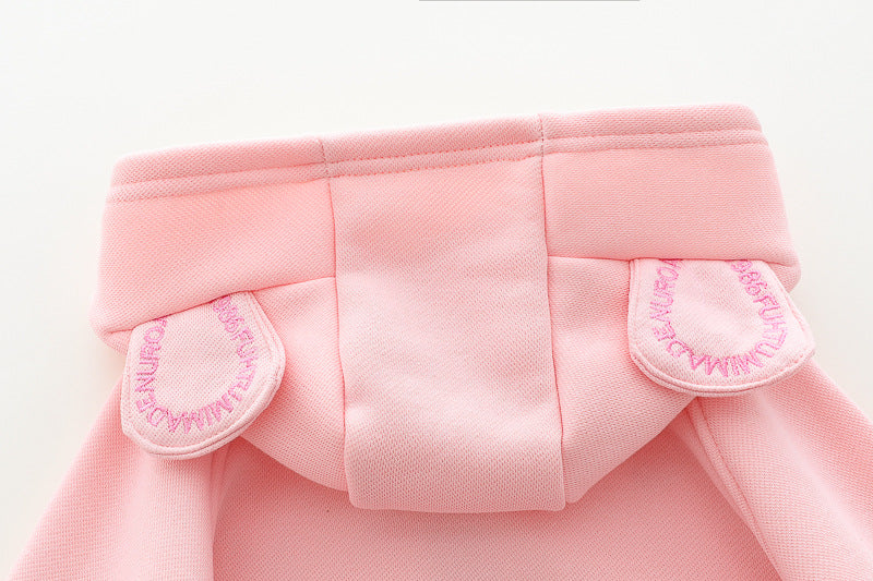 Conjunto Infantil Feminino Ursinho 3 Peças