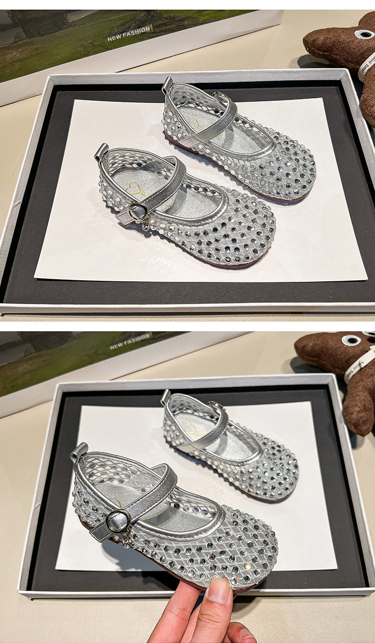 Sapato Infantil Feminino Strass