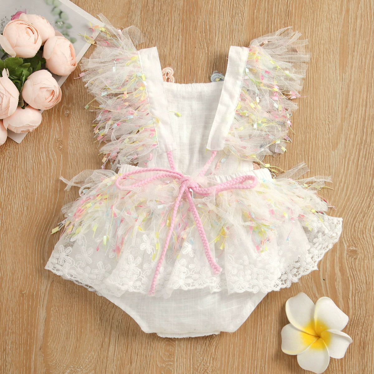 Body Infantil Vestido Borboletinha