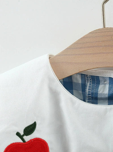 Vestido Infantil Xadrez Maçazinha
