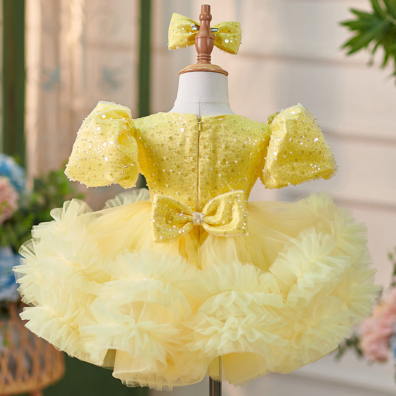 Vestido De Festa Lacinho e Brilhos